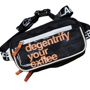 CxffeeBlack degentrify your coffee fanny pack BLM